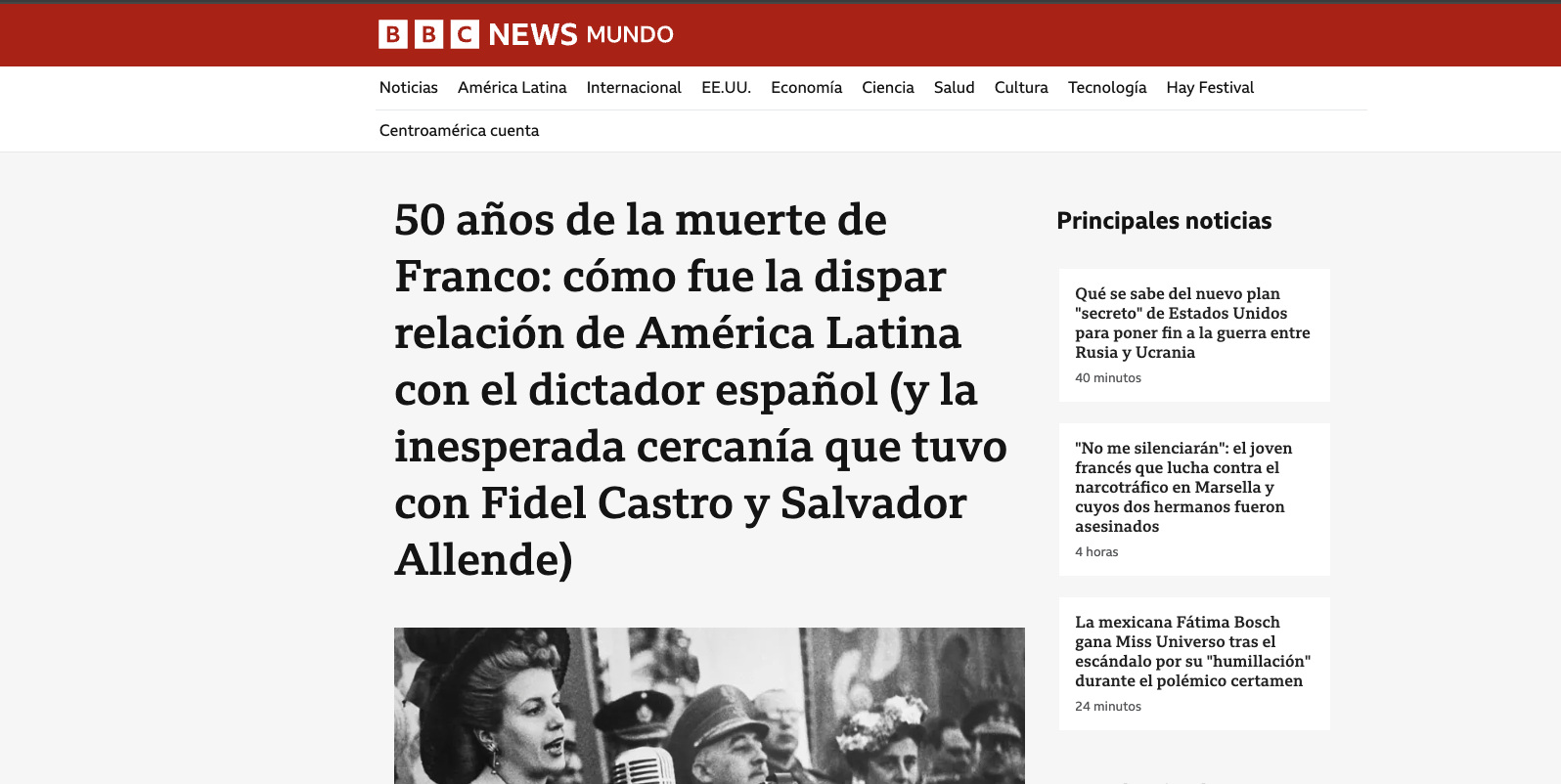 50 años de la muerte de Franco: cómo fue la dispar relación de América Latina con el dictador español